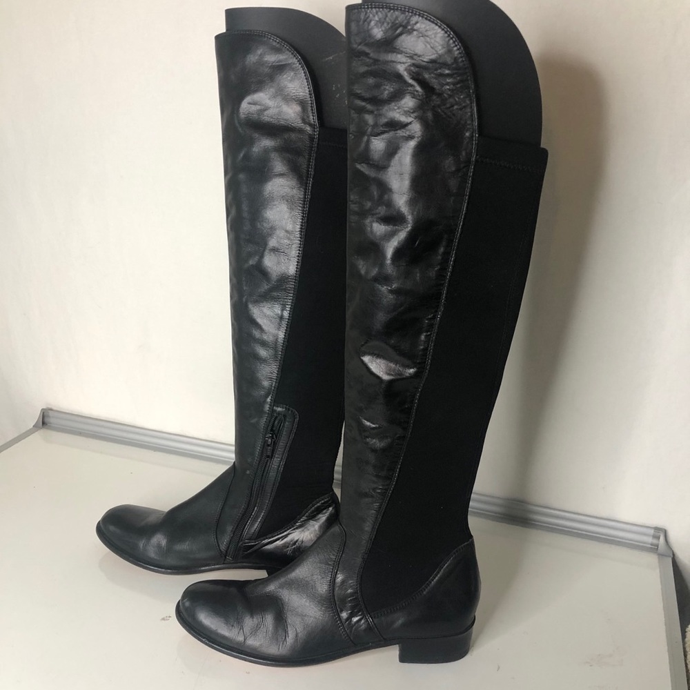 Corso Como Leather Over the Knee Boots